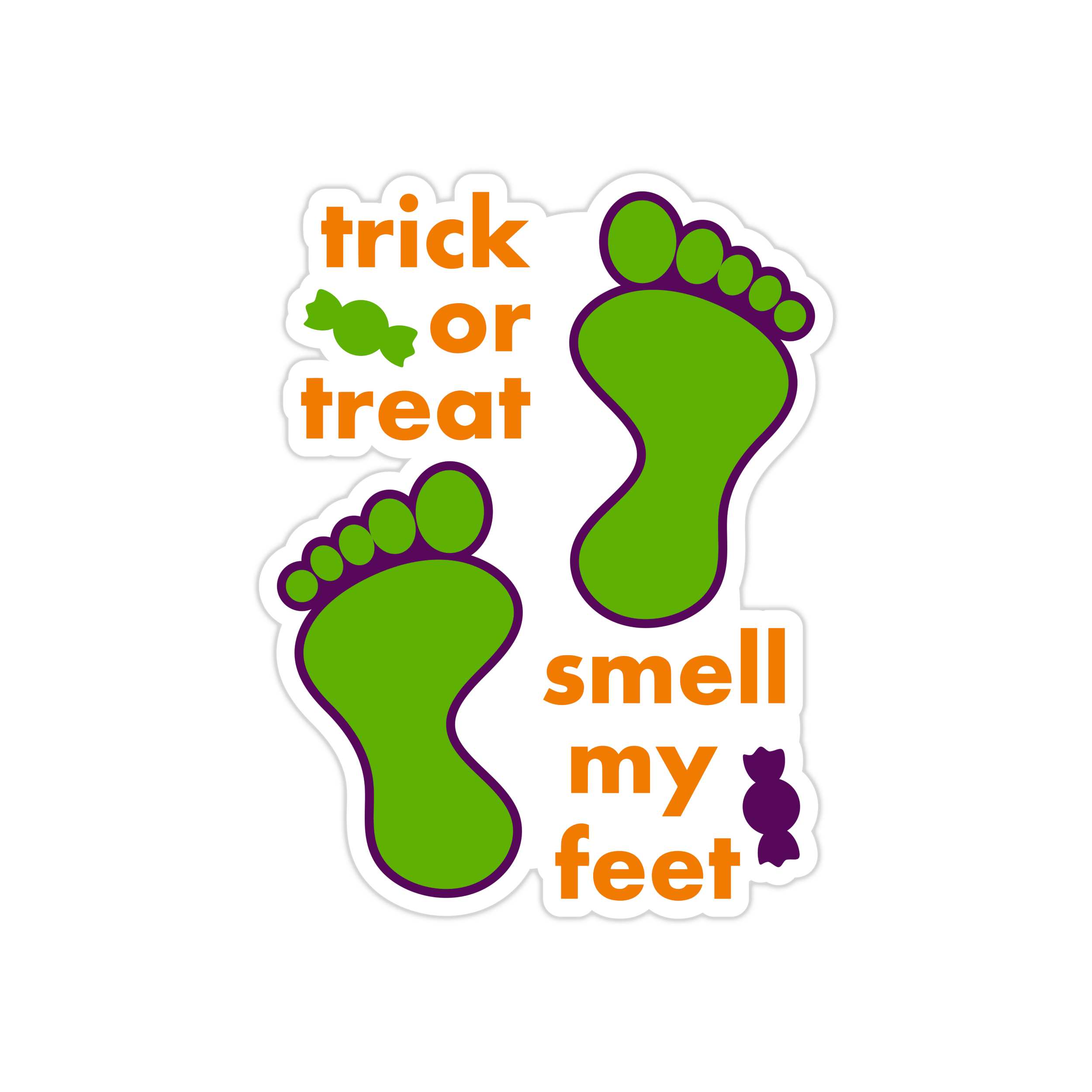 Halloween Full Color Vinyl Decal - Custom Size