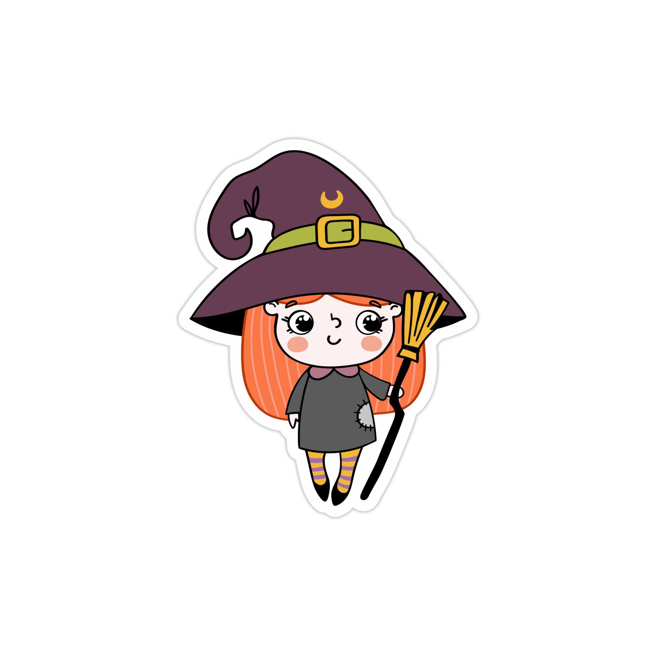 Halloween Character Full Color Vinyl Decal - Custom Size