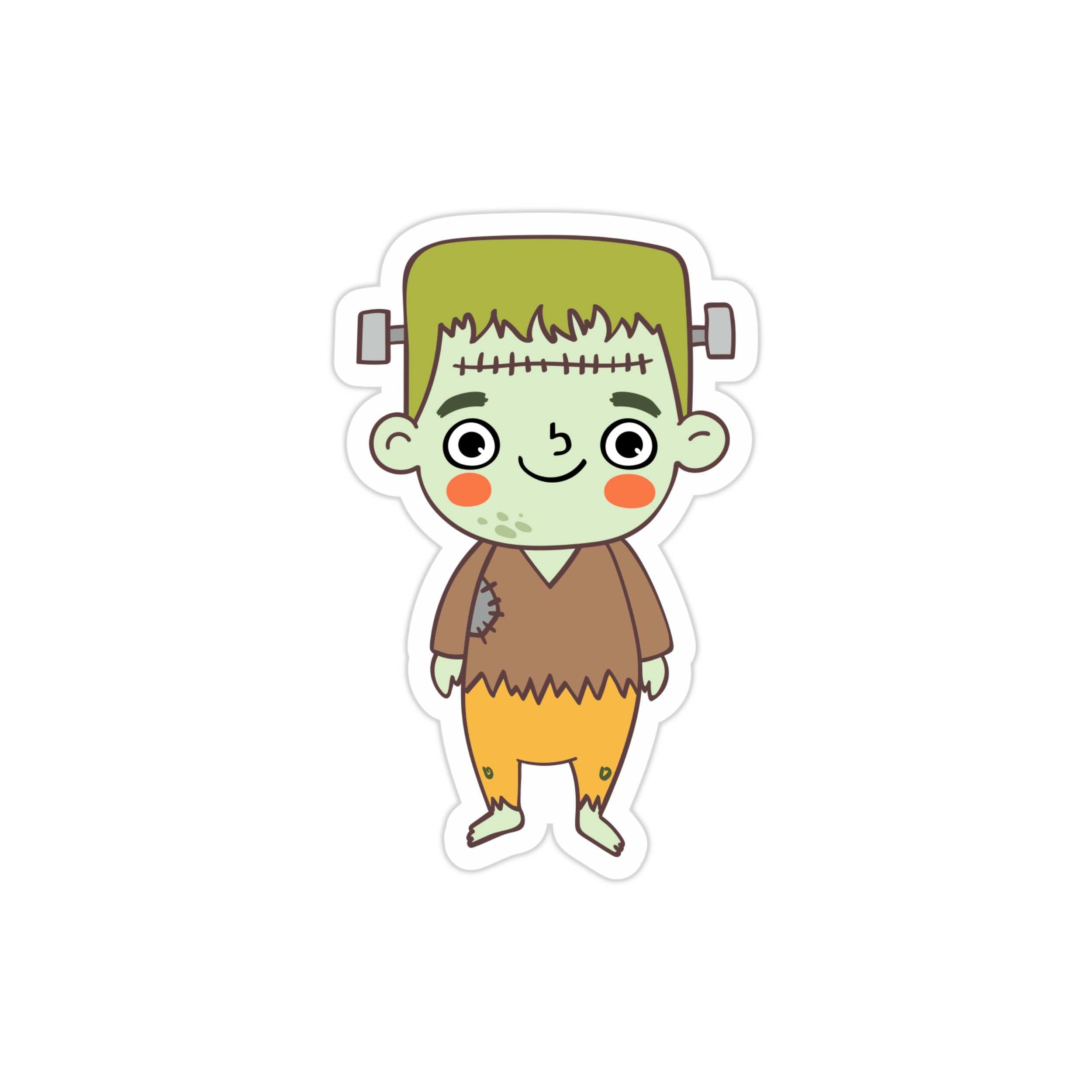 Halloween Character Full Color Vinyl Decal - Custom Size