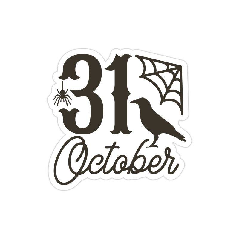 Halloween Full Color Vinyl Decal - Custom Size