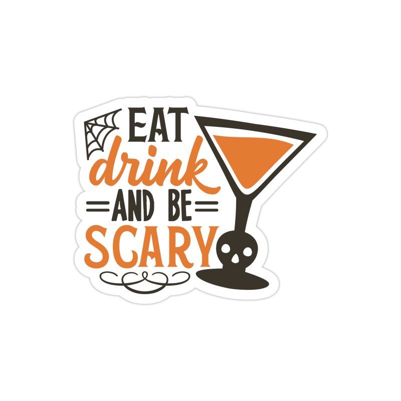 Halloween Full Color Vinyl Decal - Custom Size