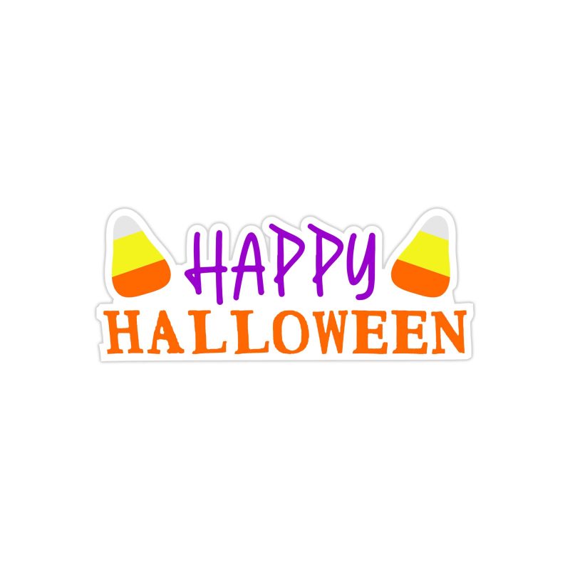 Halloween Full Color Vinyl Decal - Custom Size