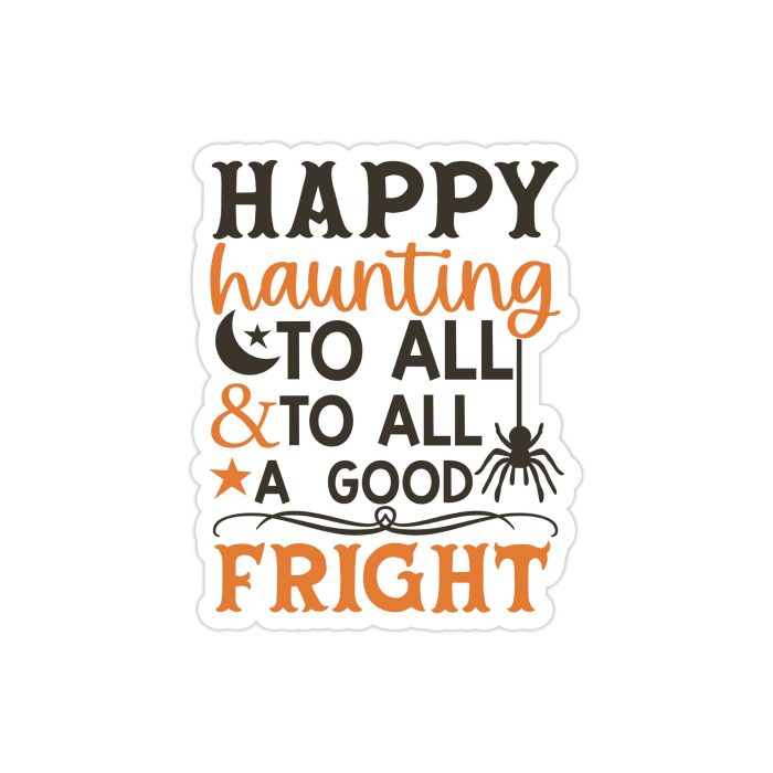 Halloween Full Color Vinyl Decal - Custom Size