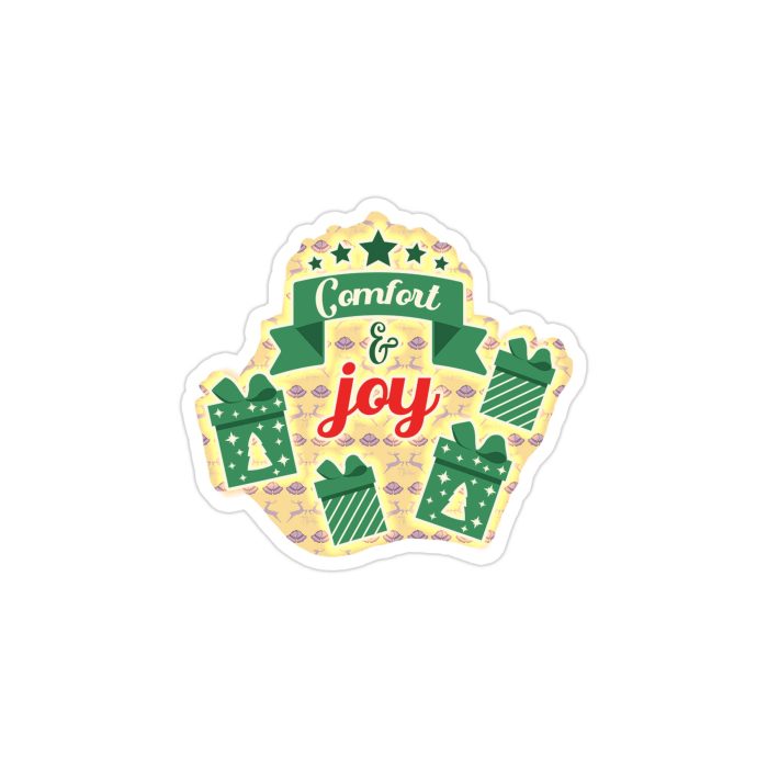 It's Christmas Time Full Color Vinyl Sticker - Custom Size