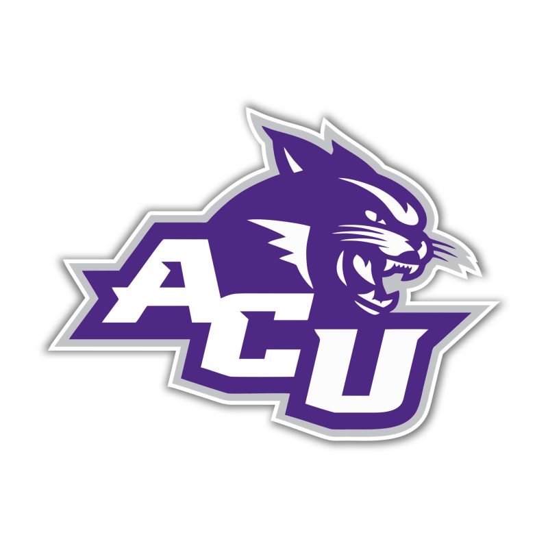 Abeline Christian Wildcats Full Color Vinyl Decal - Custom Size