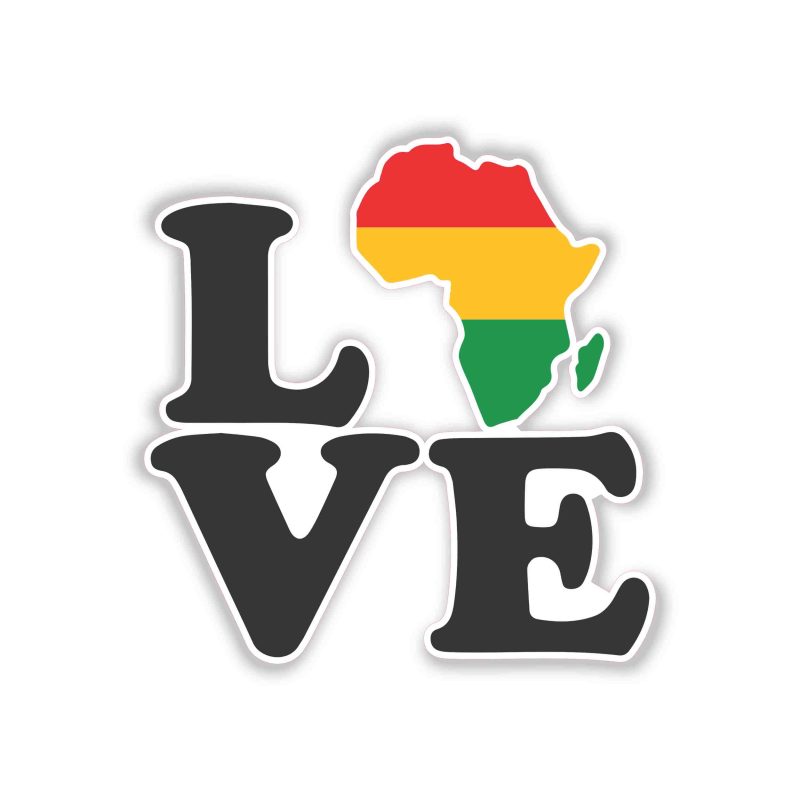 Juneteenth Full Color Vinyl Decals - Custom Size