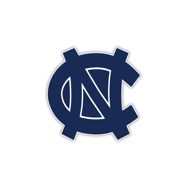 North Carolina Tar Heels Full Color Vinyl Decal - Custom Size