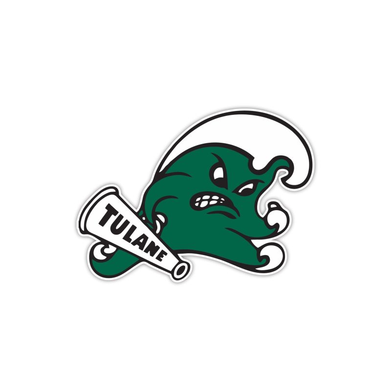 Tulane Full Color Vinyl Sticker - Custom Size