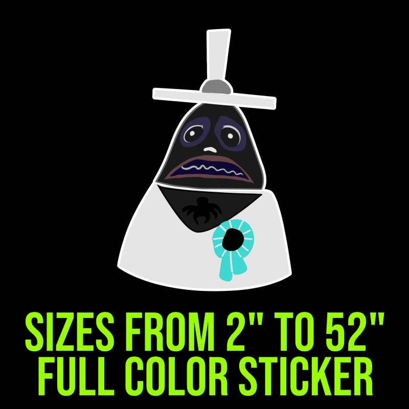 Nightmare Before Christmas Full Color Vinyl Sticker - Custom Size
