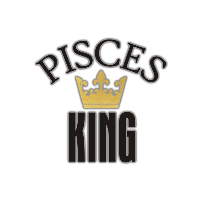 Pisces King - Full Color Vinyl Decal - Custom Size