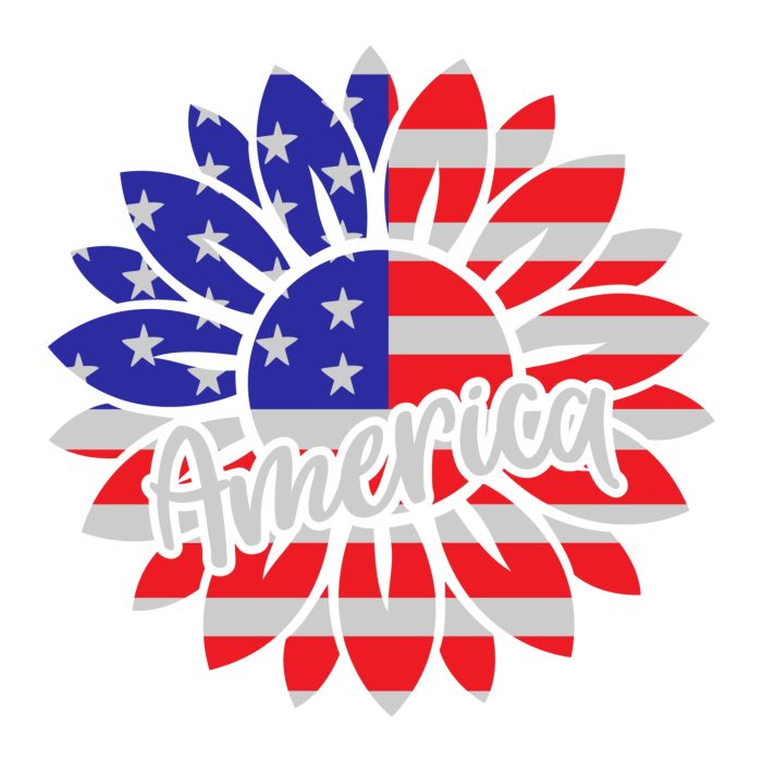 American Sunflower Full Color Vinyl - Custom Size