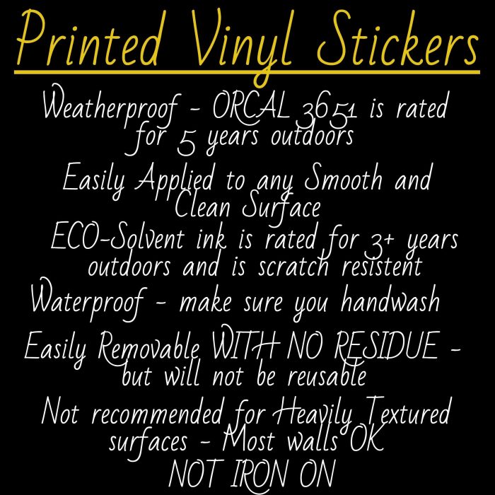 Baby Yoda Full Color Vinyl Decal - Custom Size - Image 2