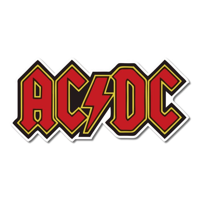 ACDC Full Color Vinyl Decal - Custom Size