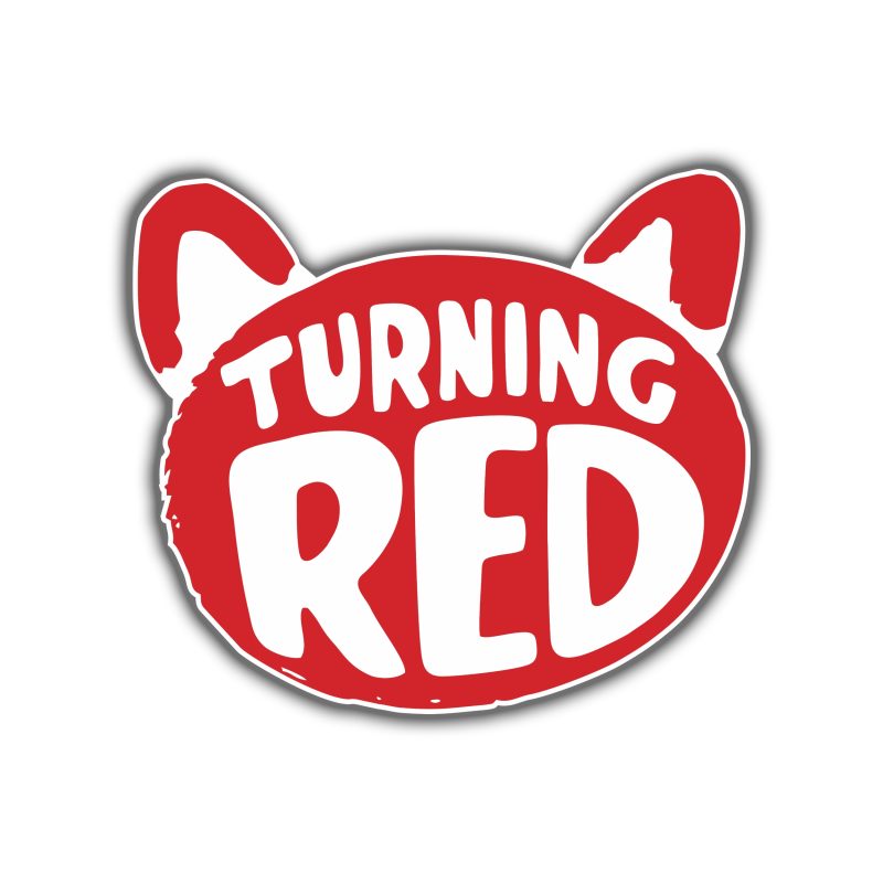 Turning Red Full Color Vinyl Decal