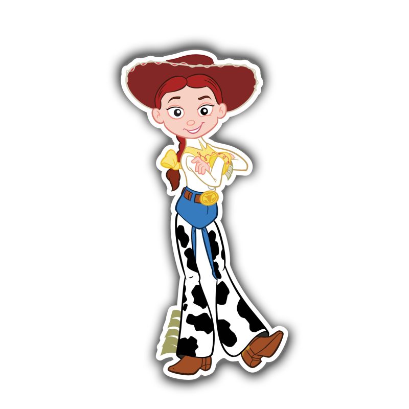 Toy Story Jessie Full Color Vinyl Sticker - Custom Size