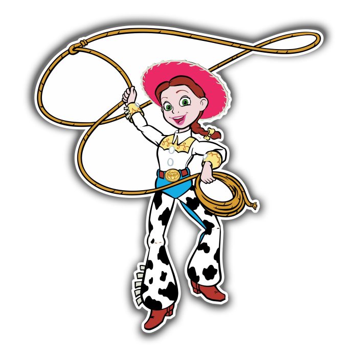 Toy Story Jessie Full Color Vinyl Sticker - Custom Size