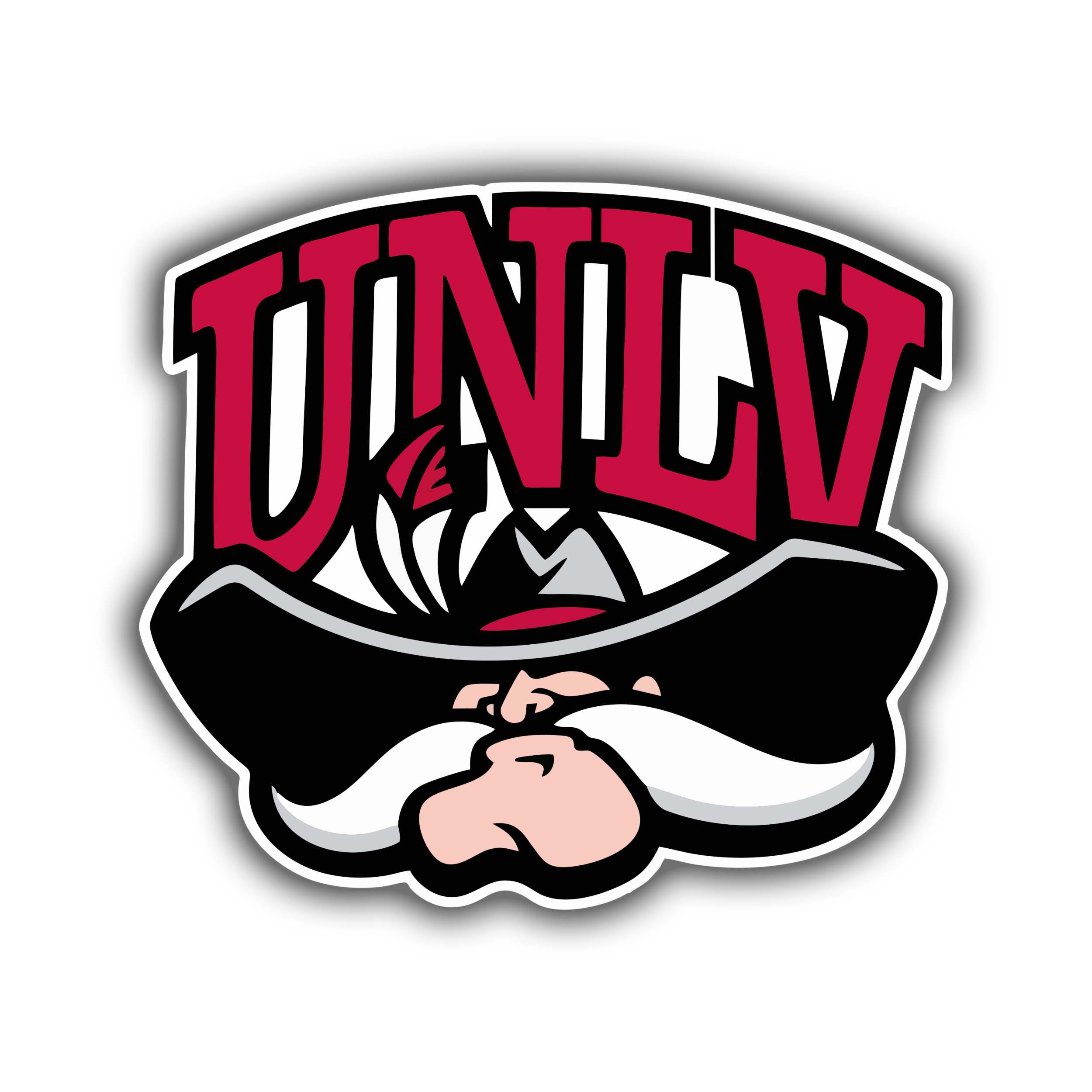 UNLV Full Color Vinyl Decal - Custom Size