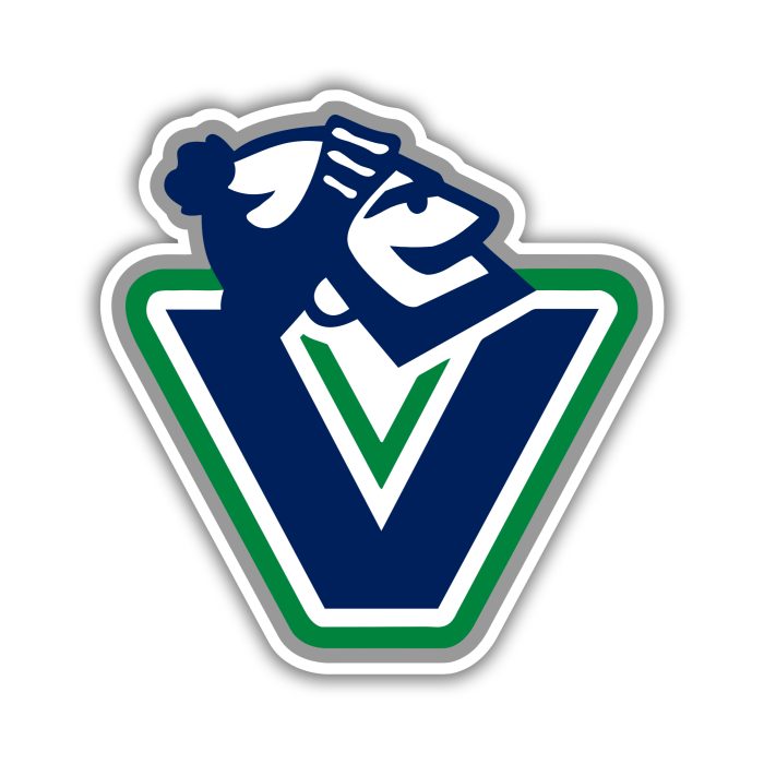 Vancouver Canucks - V With Guy Head - Full Color Vinyl Sticker - Custom Size