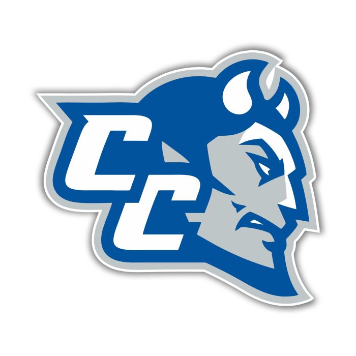 Central Connecticut Bluedevils Full Color Vinyl Decal - Custom Size
