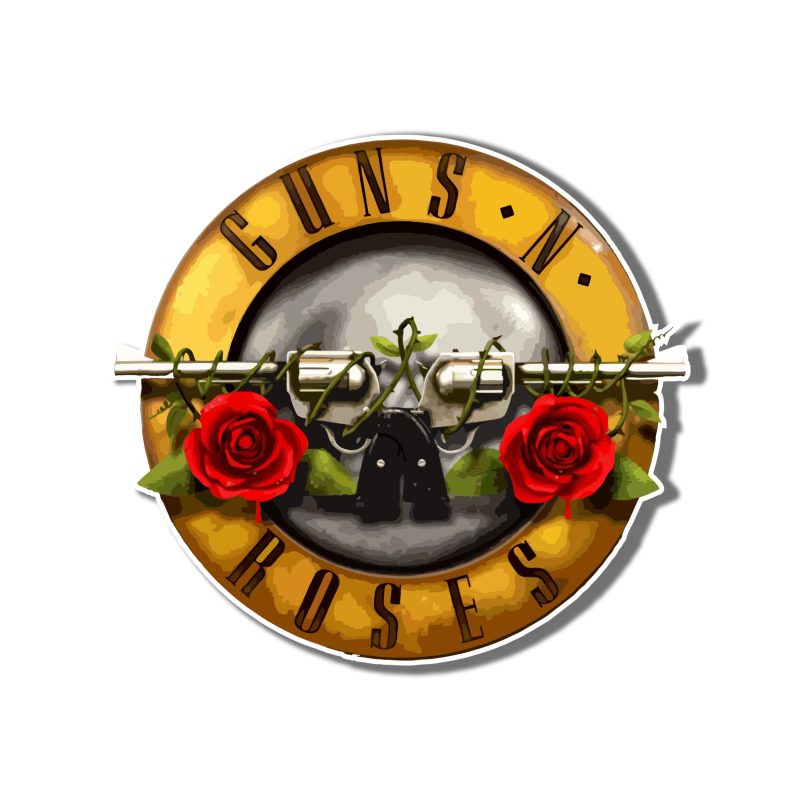 Guns N Roses Vinyl Decal - Custom Size
