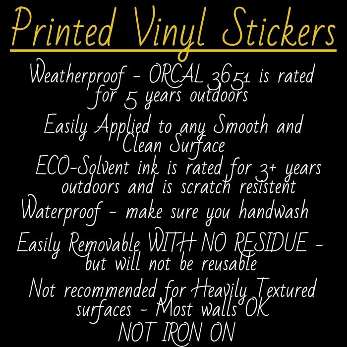 Halloween Full Color Vinyl Decal - Custom Size - Image 4