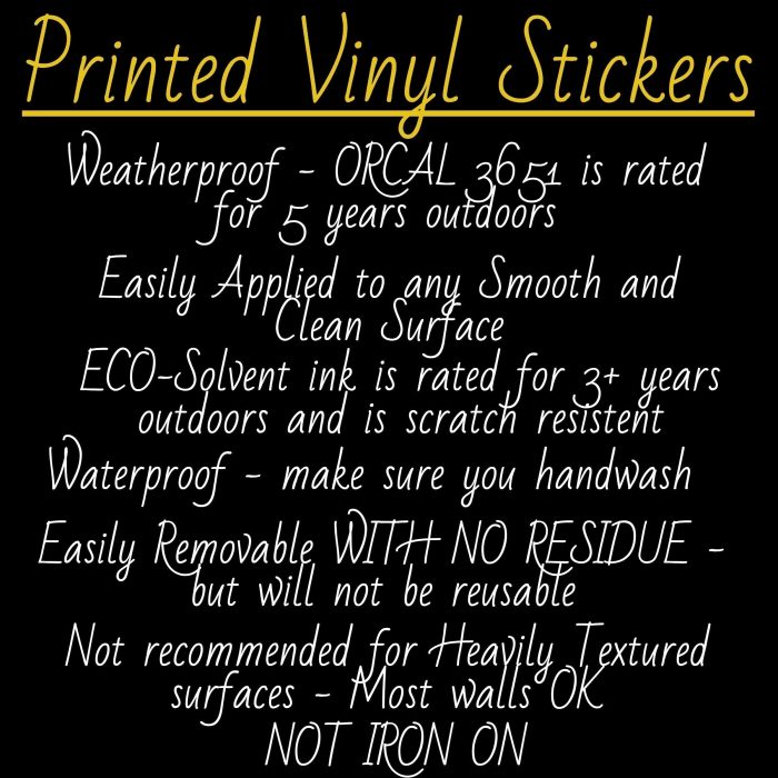 Halloween Full Color Vinyl Decal - Custom Size - Image 4