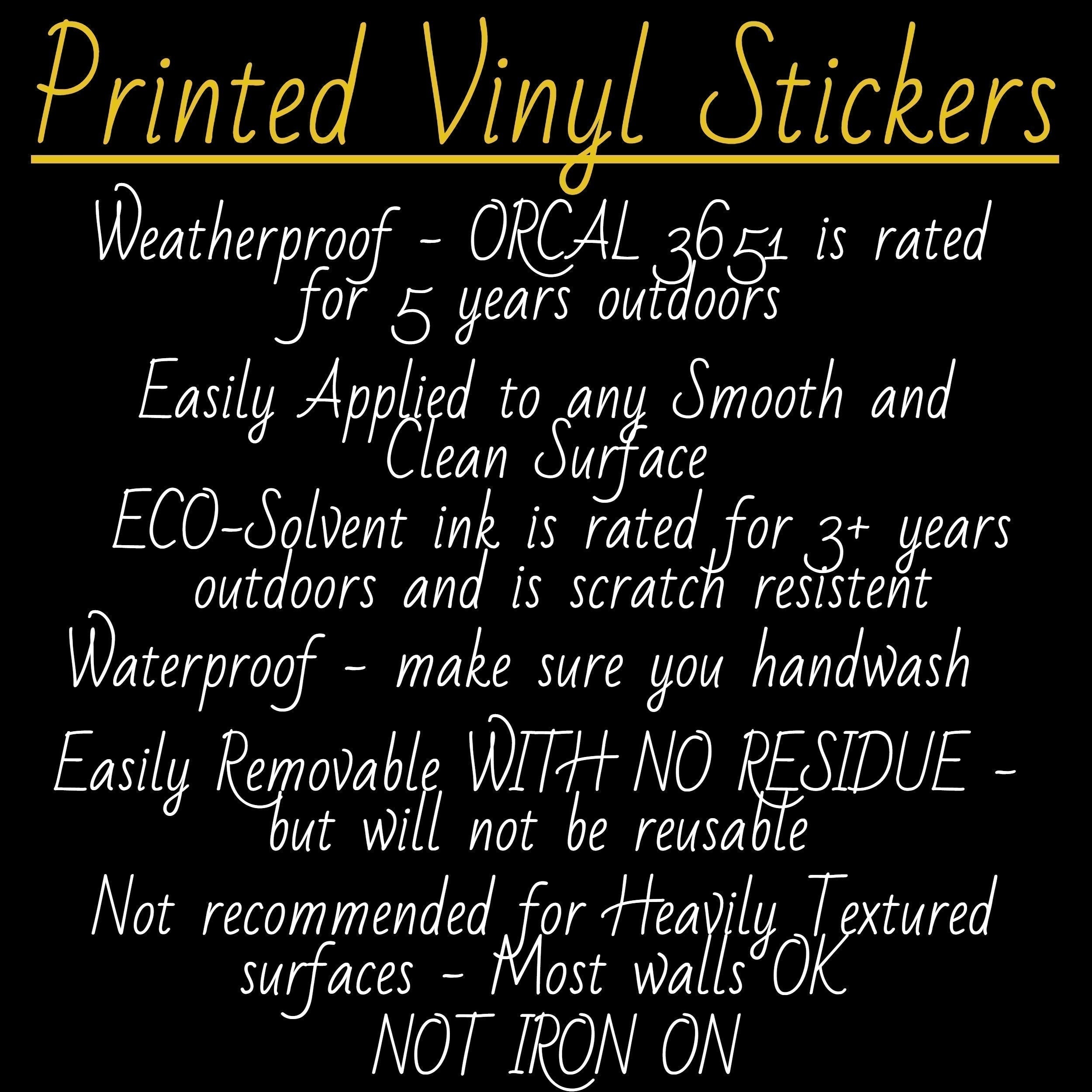 Halloween Character Full Color Vinyl Decal - Custom Size - Image 4