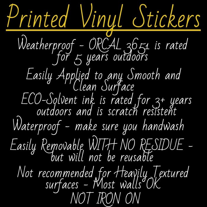 Hearts  - Full Color Vinyl Decal - Image 4