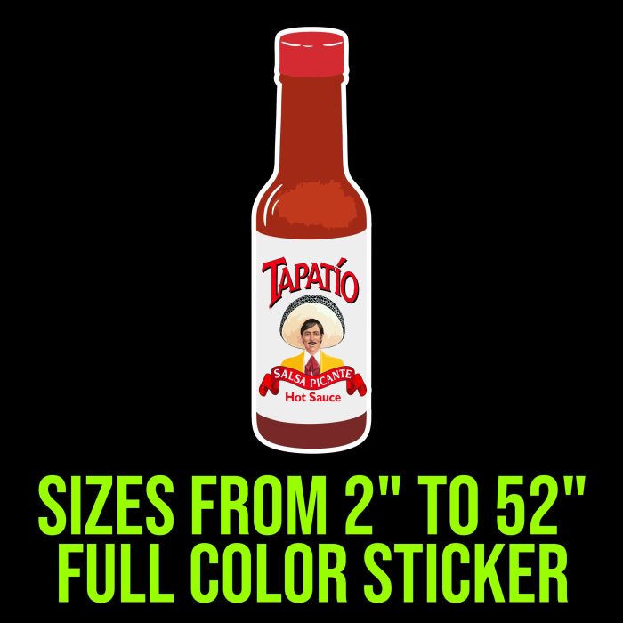 Tapatio Full Color Vinyl Decal - Custom Size