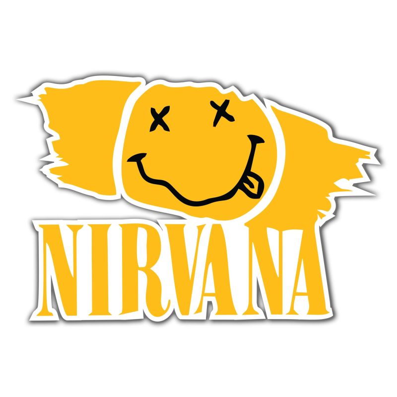 Nirvana Full Color Vinyl Decal - Custom Size