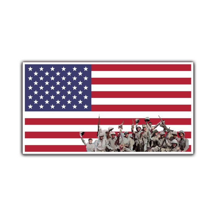 Iwo Jima Full Color Vinyl Decal
