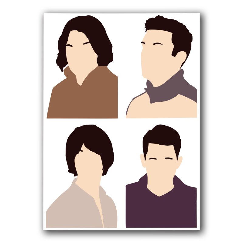 Arctic Monkeys Full Color Vinyl Decal - Custom Size