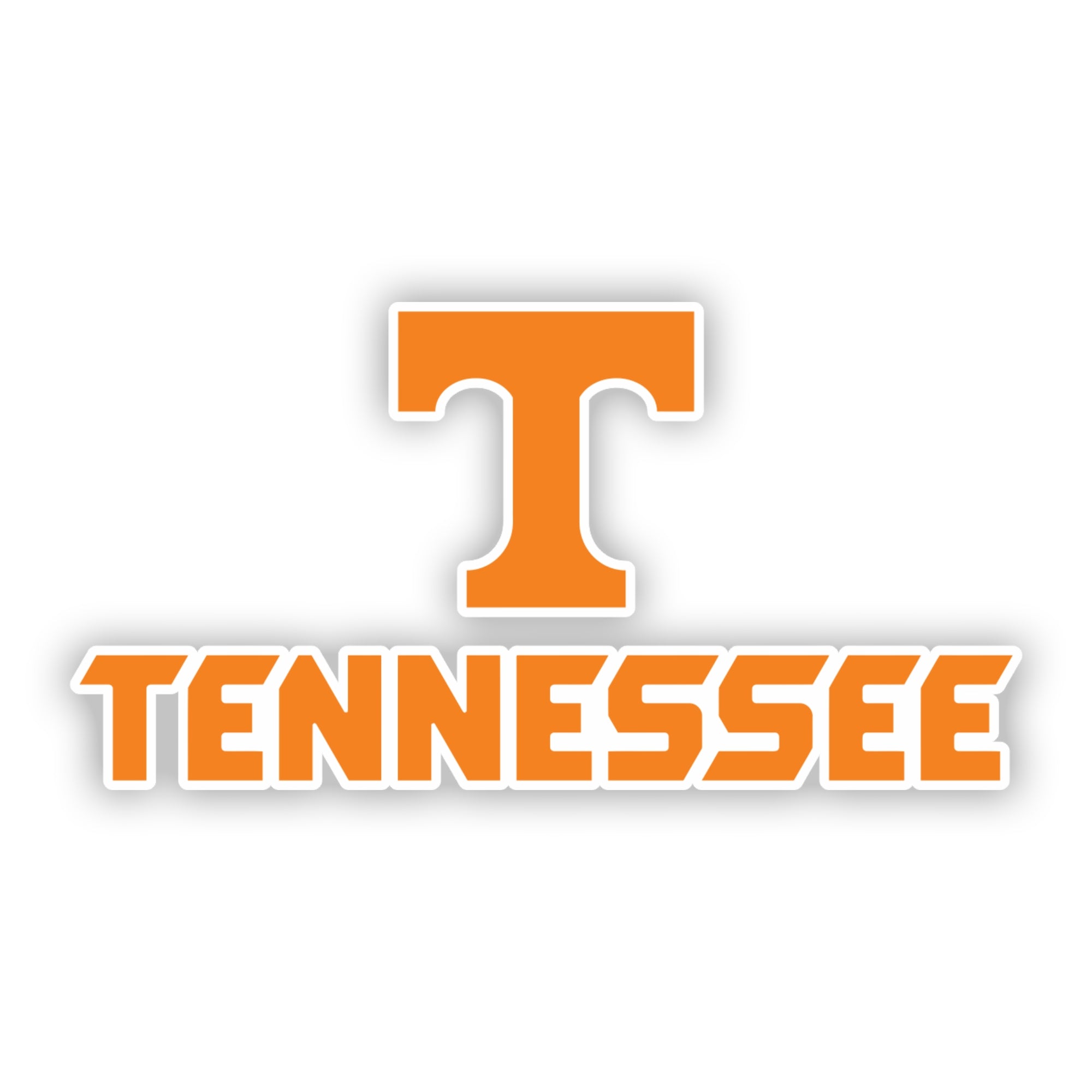 Tennessee Volunteers Full Color Vinyl Decal - Custom Size