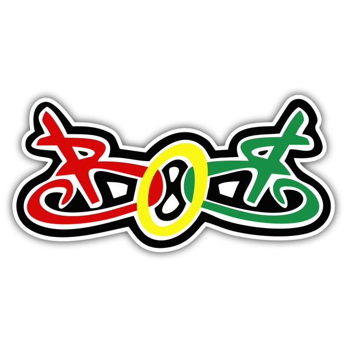 Bob Marley Full Color Vinyl Decal - Custom Size