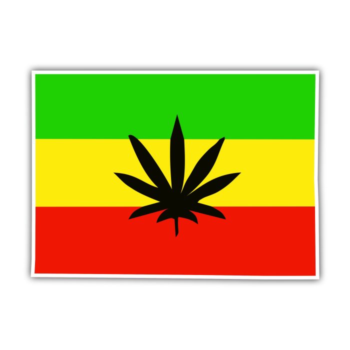 Bob Marley Full Color Vinyl Decal - Custom Size