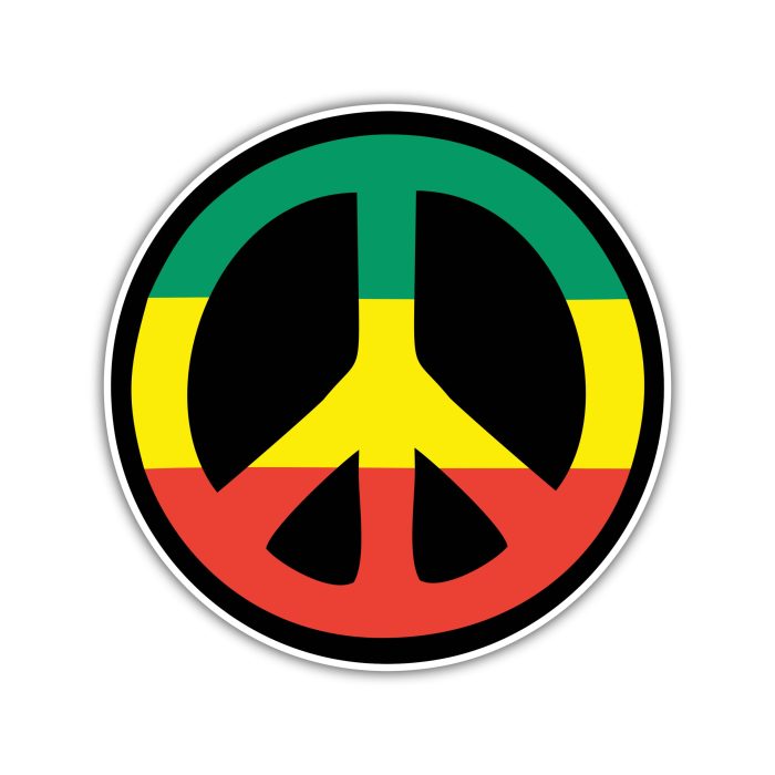 Bob Marley Full Color Vinyl Decal - Custom Size