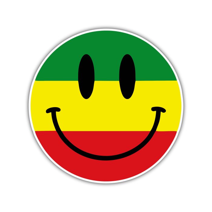 Bob Marley Full Color Vinyl Decal - Custom Size