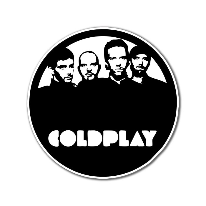 Coldplay Full Color Vinyl Decal - Custom Size