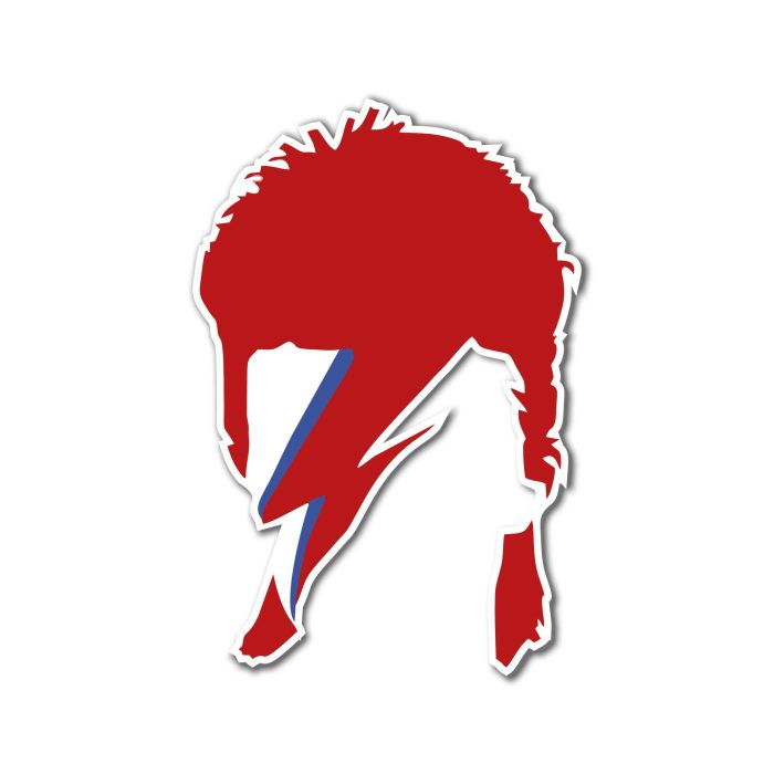 David Bowie Full Color Vinyl Decal - Custom Size