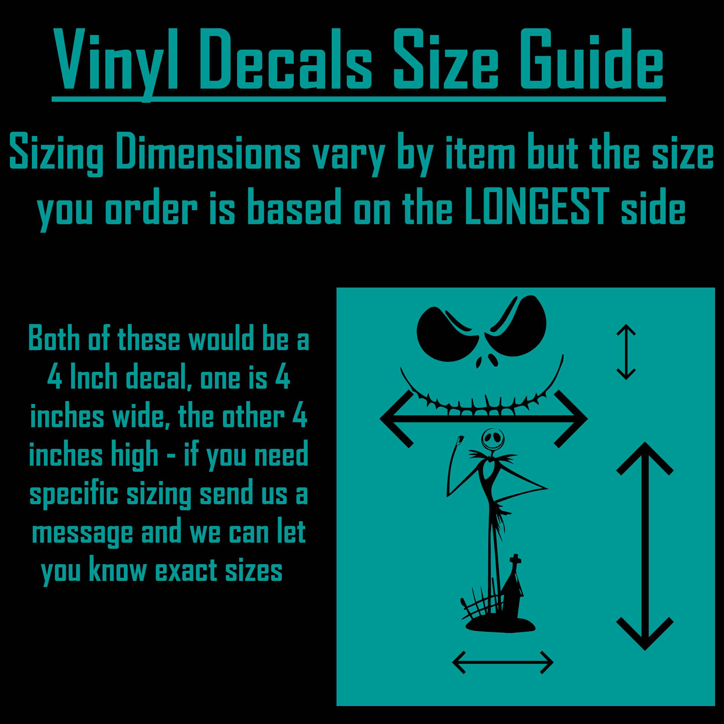 Stitch Full Color Vinyl Sticker - Custom Size - Image 2