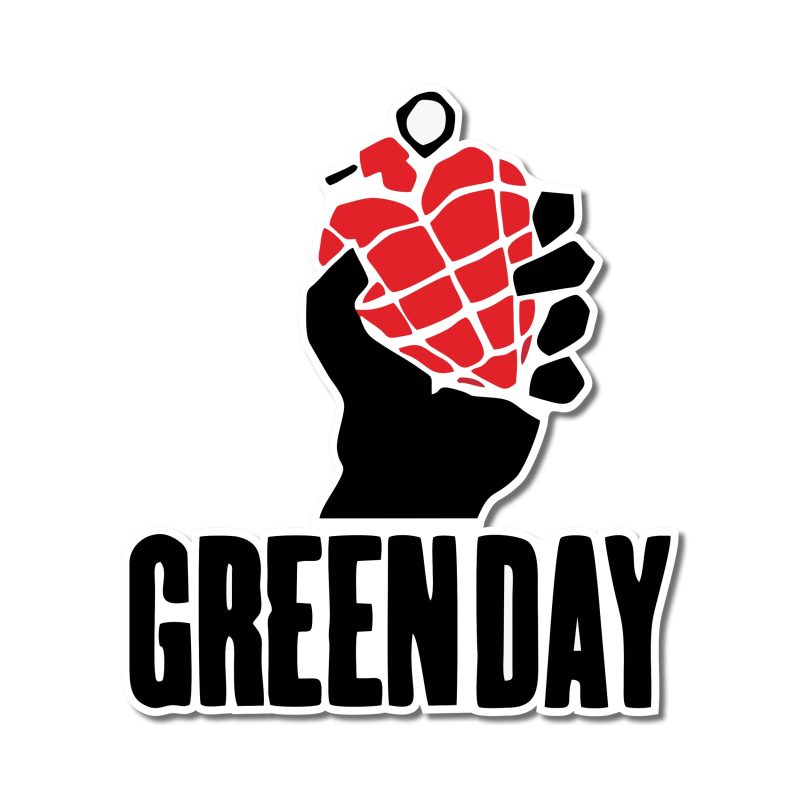 Green Day Full Color Vinyl Decal - Custom Size
