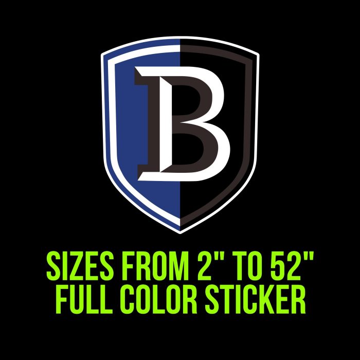 Bentley Falcons Vinyl Decal - Custom Size