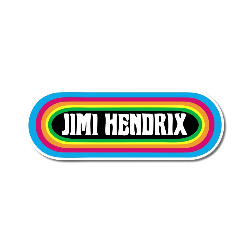 Jimi Hendrix Full Color Vinyl Decal - Custom Size