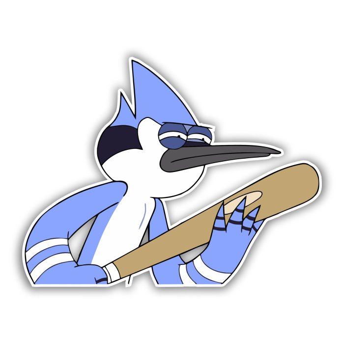 Mordecai Full Color Vinyl Decal - Custom Size