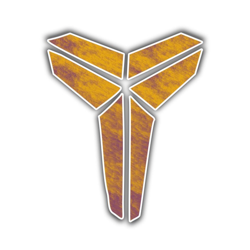 Los Angeles Lakers Full Color Vinyl Sticker - Custom Size
