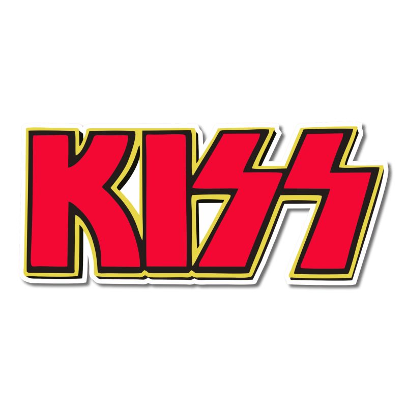 KISS Full Color Vinyl Decal - Custom Size