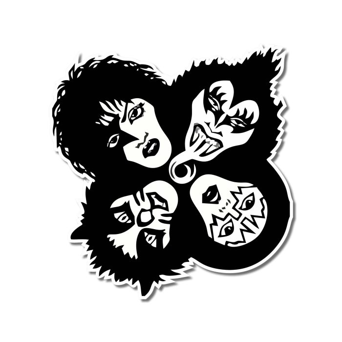 KISS Full Color Vinyl Decal - Custom Size
