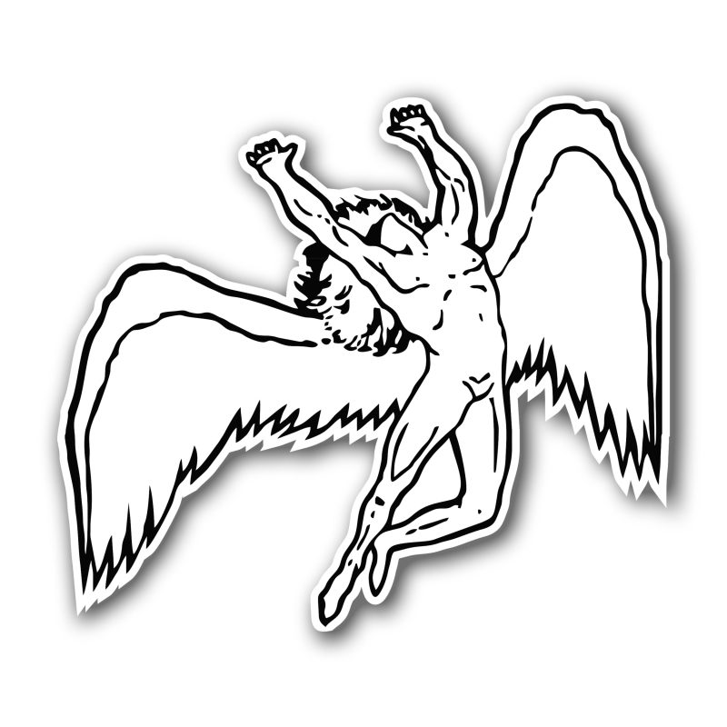 Led Zeppelin Full Color Vinyl Decal - Custom Size