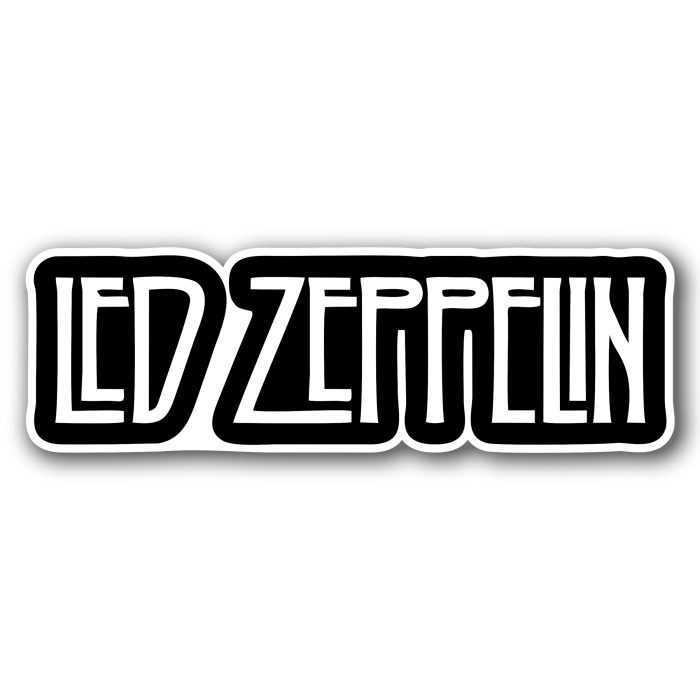 Led Zeppelin Full Color Vinyl Decal - Custom Size