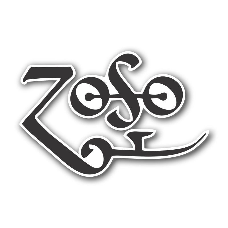 Led Zeppelin Full Color Vinyl Decal - Custom Size
